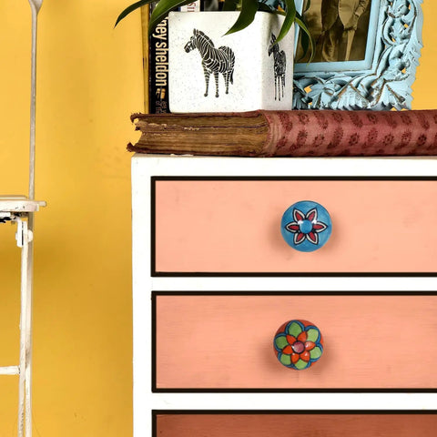 Snag These Dope Colorful Ceramic Drawer Knobs And Boho Cupboard Pulls To Quick Flip Your Kitchen Cabinets Or Dressers A Total Vibe Upgrade For Any Room Comes In A Twenty Piece Set