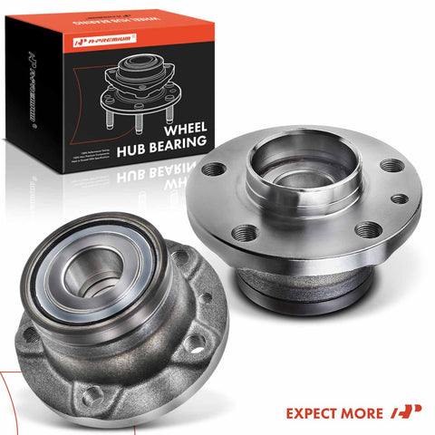 Two Rear Wheel Bearing And Hub Assemblies For Ram ProMaster City 2015 2022 Beefy Heavy Duty Drop In Replacement