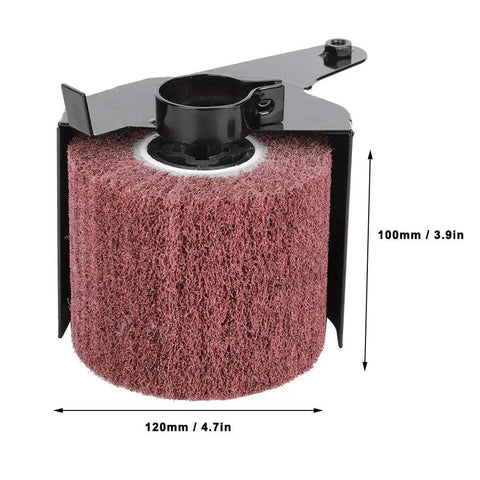 Angle Grinder Polishing Wheel Kit With Interchangeable Buffing Pads And Handle For Metal Jewelry And Nonmetallic Surfaces