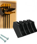 Vertical Wall Mount For Trigger Clamp Rack, Grab And Go Open Slot Organizer in black with included screws