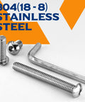 Ten Pack 1/4 20 X 1 1/2 Button Head Socket Cap Screws Hella Sturdy 304 Stainless Steel with Allen hex wrench included.