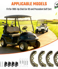 Brake Shoes Spring Kit For Club Car DS And Precedent Golf Carts 1995 And Up, 4 Piece Replacement Set with golf carts