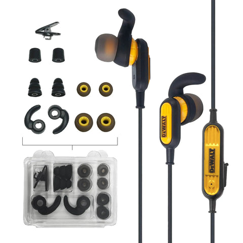 Heavy Duty Neckband Bluetooth Earbuds With Microphone, IP56 Waterproof, Bluetooth 5.2 Wireless Headphones and accessories