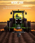 Tractor using Beefy Category 1 Three Point Middle Buster Plow With Single Shank Furrower And Ditch Buster For Tractors in field
