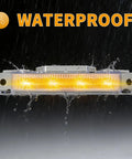 LED Roof Cab Marker Lights Kit 5 Pcs For Volvo VNL VNM Trucks 2008 2009 2010 2011 2012 2013 2014 2015 2016 2017 Waterproof DOT