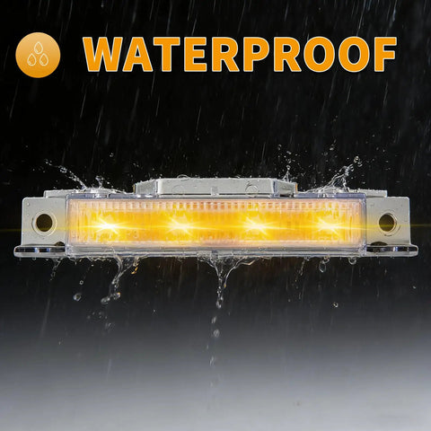 LED Roof Cab Marker Lights Kit 5 Pcs For Volvo VNL VNM Trucks 2008 2009 2010 2011 2012 2013 2014 2015 2016 2017 Waterproof DOT