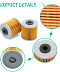 Two Pack Transmission Filters Compatible With Scag HG71943 And 71943 A, Gravely 21548300, Ferris 5101987X2 And 5101987X2YP