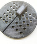 Bandsaw Table Insert Throat Plate For RIKON 10-326 with perforated dust holes for 14 Inch Deluxe Band Saw 2.75 Inch Blade Gap