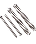 Badass Vintage Slotted Head Humbucker Pickup Height Mounting Screws And Return Springs For Gibson Emg Dimarzio Seymour Duncan Guitars, nickel hardware set.