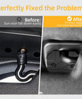 Before and after using Dodge Ram 1500 Sun Visor Repair Kit Heavy Duty Aluminum Clip Replacement U Shaped Visor Clip Fix For 2019 To 2026 Models Car Repair Accessories 2 Pack Today