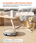 V5s Plus Robot Vacuum And Mop Combo With WiFi App And Alexa Voice Control Auto Self Charging Slim Quiet Cleaner in living room.