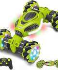 gesture control RC stunt car with lights, 4WD, remote