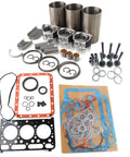D1503 Engine Overhaul Rebuild Kit With Valve Kit For Kubota D1503 Engines Fits Tractors L2900 L3000 L3010 L3130 Excavator KX913 U35 And...
