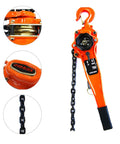 Manual Lever Block Chain Hoist 3 Ton 6000 Lbs Come Along 10 Ft 3 M With Hook For Warehouse Garages Construction Sites Heavy Duty Lifting