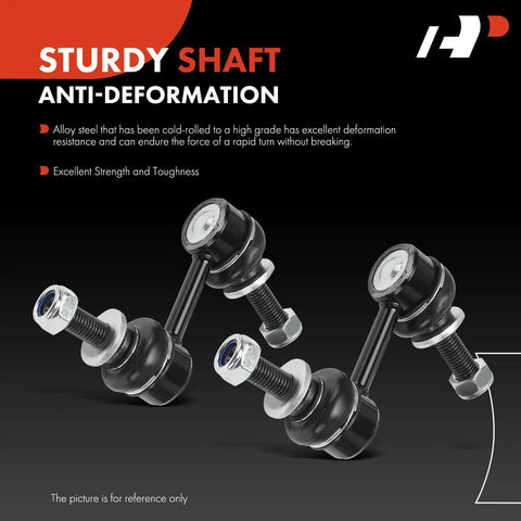 Front Sway Bar Links Stabilizer Kit For Subaru Beefs Up Your Ride With Tight Handling On Outback 2010 2014 Forester 2014 2018 XV Crosstrek