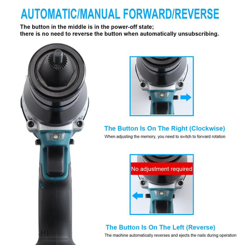 Cordless Electric Rivet Nut Gun Built Like A Boss With Seamless Brushless Motor And Rechargeable Battery for Automatic/Manual control
