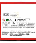 Box back showing manufacturer details for Four Piece Die Cast Farm Toy Set With Tractor And Trailers Including Combine Harvester.