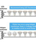 LED MR11 Flood Light Bulbs 10 Pack 12V 3W 240 Lumens 20W Halogen Replacement GU4 Bi Pin Base circuit diagram with transformer