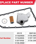 Transmission Filter And Oil Pan Gasket Kit For Nissan Altima Maxima Quest Murano Pathfinder Infiniti QX60 Direct Fit Easy Install