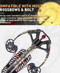 Crossbow Bolt Decocking Head 2 Pack Red, Safe No Sweat Decocking for Quick Dismount, aluminum construction shown in crossbow.