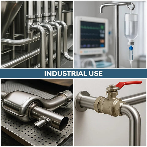 304 Stainless Steel Coil Tubing 3/8 Inch OD By 25 Foot Length For Industrial Machinery And DIY Projects in various industrial applications