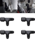 Steam Vent Hose And Coolant Crossover Kit for LS Series Engines LS1 LS2 LS6 LM7 LSX parts and fittings, black nylon, for cooling