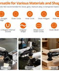 Air Powered Chamfer Tool Kit With Dual Blade System R And C Blades, 30000 RPM Deburring Machine used on metal, plastic, wood