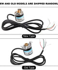 Two Phase Hollow Shaft Incremental Rotary Encoder 3000 To 6000 RPM DC 5 To 24V With 5 Point 7 Foot Cable Industrial Automation Sensor For Motors CNC Robotics Lightweight Durable Easy Install, new and old types