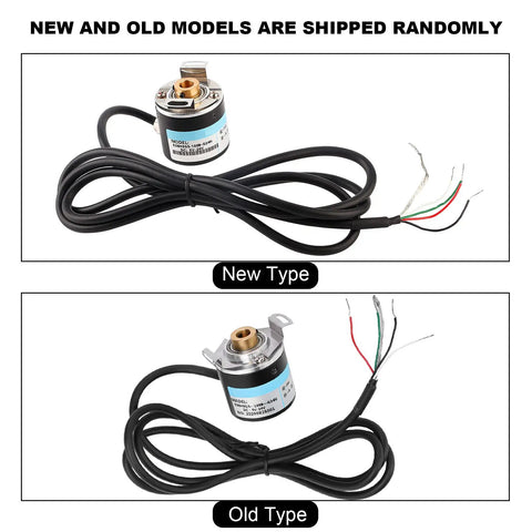 Two Phase Hollow Shaft Incremental Rotary Encoder 3000 To 6000 RPM DC 5 To 24V With 5 Point 7 Foot Cable Industrial Automation Sensor For Motors CNC Robotics Lightweight Durable Easy Install, new and old types