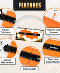 Features of Connectable Contour Gauge With Lock 10 Plus 5 Inch Extended Profile Duplicator Tool for Flooring Tile Laminate