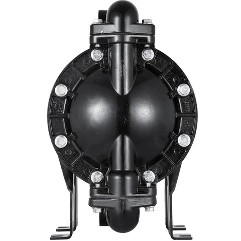 Heavy Duty Air Operated Double Diaphragm Pump With One Inch Inlet And Outlet Aluminum Body And Durable Nitrile Diaphragms Built Like A Tank Delivering Up To Thirty Five Gallons Per Minute At One Twenty Psi For No Sweat Operation On Site
