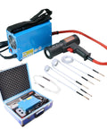 Heavy Duty Magnetic Induction Heater Kit With Four Interchangeable Coils Kicks Stuck Rusty Bolts Loose Quick Ergonomic Grippy Handle Dual Voltage 1500W Power For Real Mechanics And Weekend Warriors, including coils and case.