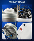 Electric Fuel Pump Assembly With Sending Unit Direct-Fit Replacement For Chevy Suburban 1500 Avalanche GMC Yukon XL 1500 And Cadillac Escalade ESV EXT 2008-2014 5.3L 6.2L Engines Plug-And-Play Install Durable OE-Quality Upgrade, close-up views of components and connectors