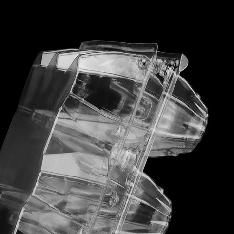 Clear 12 Grid Egg Cartons 50 Pack Bulk For Family Farm Or Market Use angled view snap lock detail