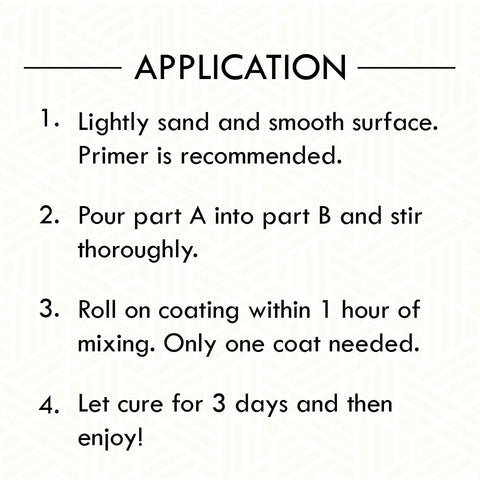 Instructions for applying Specialty Dry Erase Brush-On Paint Kit White For Indoor Use On Walls Doors Cabinets Message Boards.
