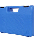 Lmaoss 500W Electric Sheet Metal Nibbler Cutter With 2000Rpm High Speed For Steel Aluminum And 16 Gauge Thick Metal in blue carrying case.