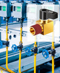 Durable Brass Air Compressor Drain Valve With One Quarter Inch NPT Male Thread Ball Type Drain Cock for easy tank draining