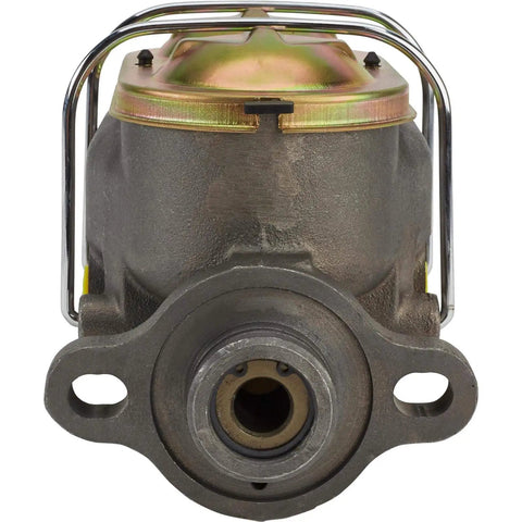 Universal Vette-Style Master Cylinder With 1 Inch Bore For Power Or Manual Brakes, Compact Build, 3/8-24 IFF Outlet Ports On Both Sides With Plugs For Unused Openings, High Tech Performance And Easy Install