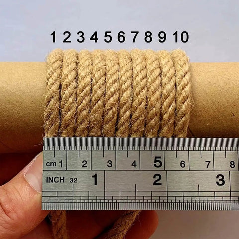 Thick 6mm Jute Rope For Floristry And DIY Crafts 328 Feet 100m 4 Ply Durable Twine For Gardening And Cat Scratching Posts Brown Boss Grade