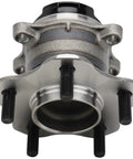 Front view of Pair Rear Wheel Hub And Bearing Assembly With ABS For Nissan Rogue 2008 To 2013 And Rogue Select 2014 To 2015 FWD 5 Lug 4 Bolt