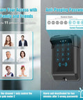 Built Like A Tank Wireless Touch Panel Gate Keypad With Outdoor Cover And Digital Code Entry Access Control For Automatic Swing Gate Openers showing access codes.