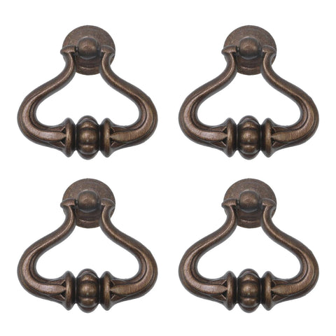 dresser drawer pull handles Slim Modern Recessed Bail Style Kitchen Dresser Cabinet Pull Handle 2-3/4" (70mm) Holes, 3-3/16" (81mm) Overall Length
