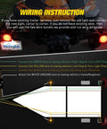 Two Pack LED Trailer Heavy Duty Light Kit With Halo Glow Ring Submersible Lights wiring instructions for 12V trailer