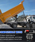 Dual Valve Switch Control Valve Set With Kickout For Dump Truck Tipper Hydraulic System, compatible with trailer