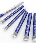 Six-Piece Dry Diamond Drill Bit Set for Porcelain, Tile, Ceramic, Glass, Granite, Concrete and Stone - Pro Grade, Heavy Duty
