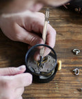 Premium Two Piece Double Ended Pin Vise Kit Equipped With Precision Brass Chucks for fine jewelry work.