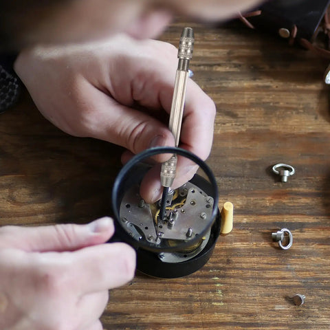 Premium Two Piece Double Ended Pin Vise Kit Equipped With Precision Brass Chucks for fine jewelry work.