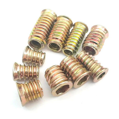 Pro Grade Socket Cap Screws Set M6 M8 M10 With Embedded Insert Nuts Carbon Steel Metric Threads Hex Head E Nuts Corrosion Resistant
