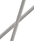 Professional Grade Heavy Duty Beefy M10x250mm Fully Threaded Rod And Stud 304 Stainless Steel Tie Bar shown in angled view
