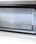 Beast Mode 120W LED Outdoor Wall Pack Durado Blade Series black housing with semi cut-off shield, 15,800 lumens, rugged design